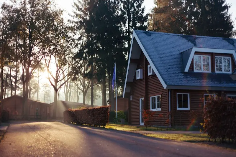 House exterior, concept image for a home-services website